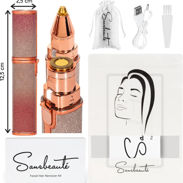 Sansbeauté® 2-in-1 Eyebrow and Face Trimmer | Limited Edition