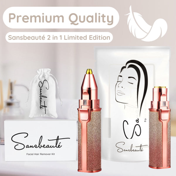 Sansbeauté® 2-in-1 Eyebrow and Face Trimmer | Limited Edition