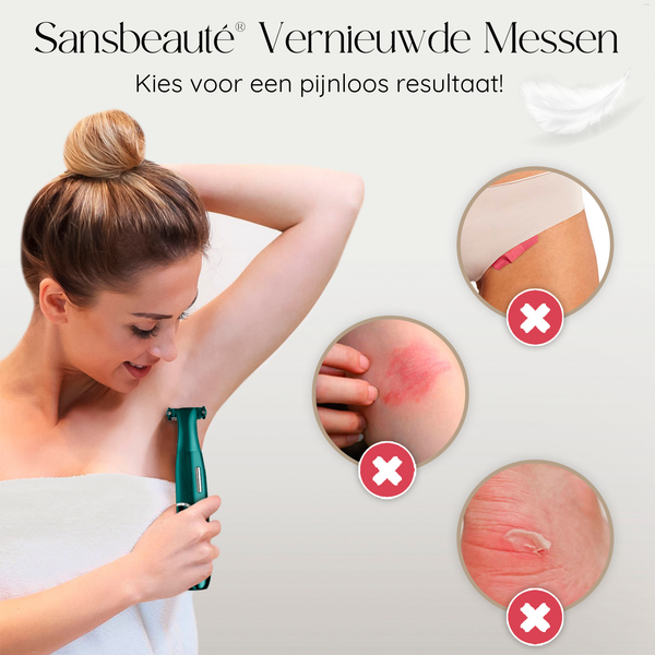 Sansbeauté® 4-in-1-Bikini-Trimmer | Klassisches Grün