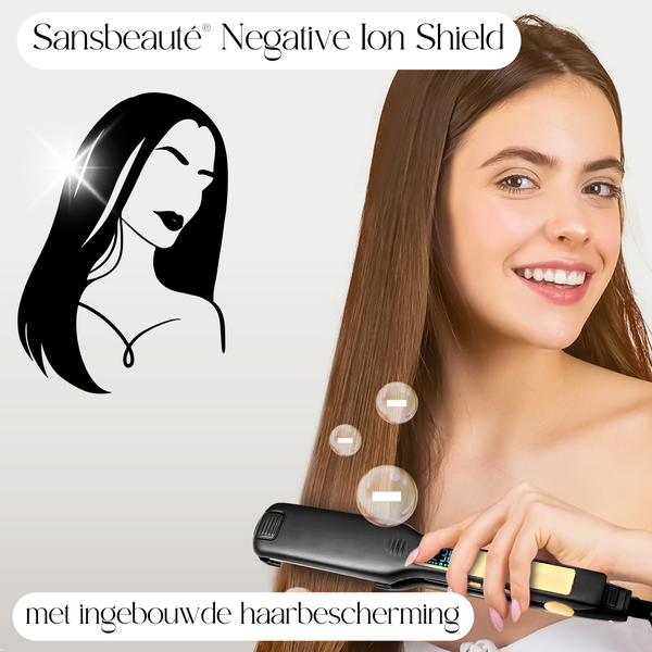 SANSBEAUTÉ® STIJLTANG - CLASSIC BLACK