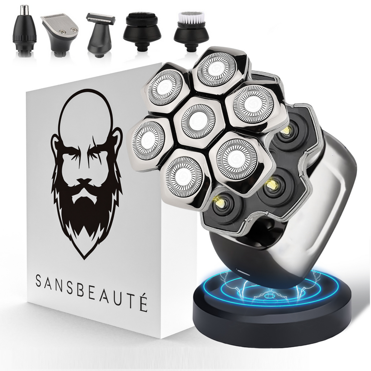 SANSBEAUTÉ® KOPFRASIERER – PRO MAGNETISCH