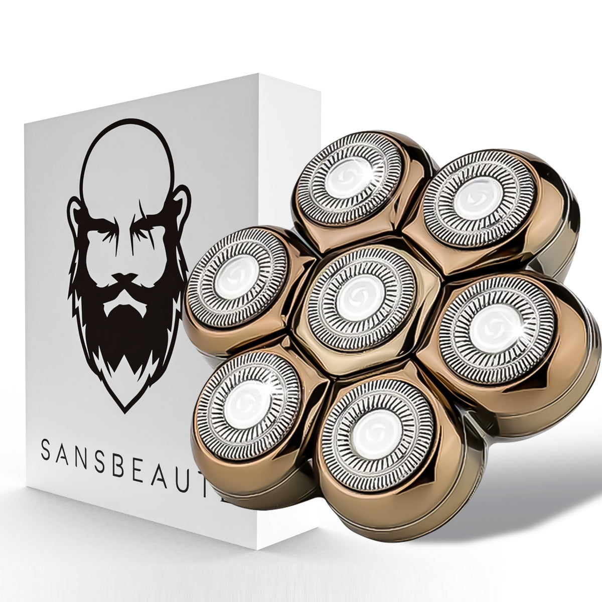 Sansbeauté® SkullSharp RPM MAX Shaving Head | 7 Sheets