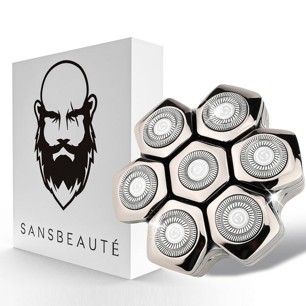 Sansbeauté® SkullSharp PRO Magnetischer Scherkopf | 7 Blatt