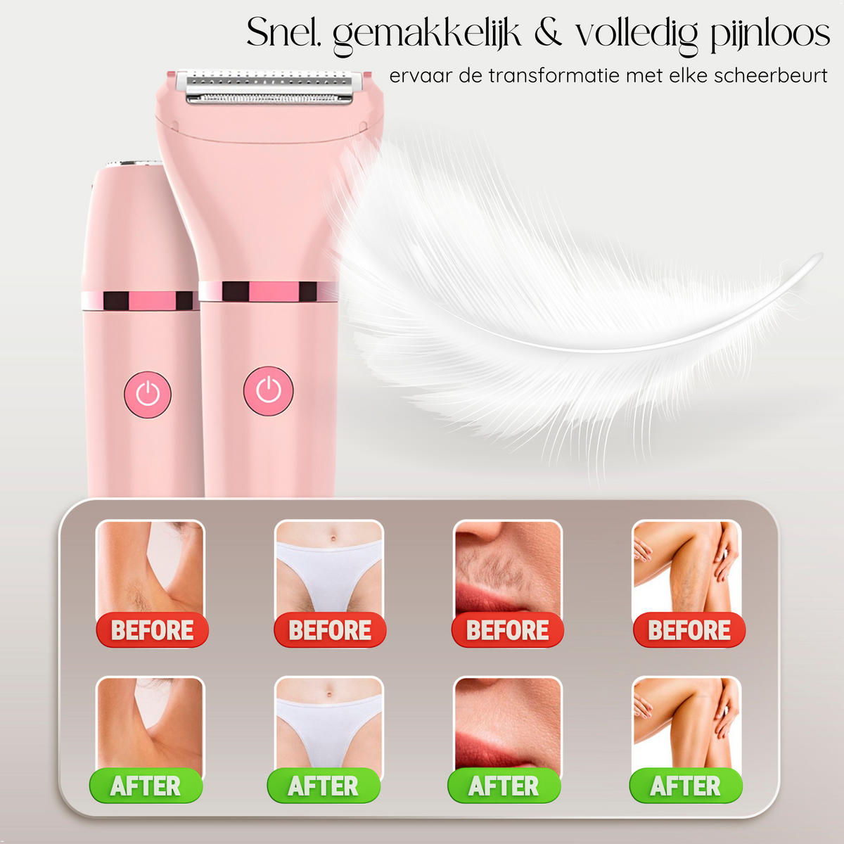 SANSBEAUTÉ® 3 IN 1 LADYSHAVE