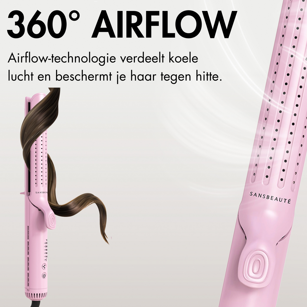 SANSBEAUTÉ® 2 IN 1 AIRFLOW STRAIGHTENER