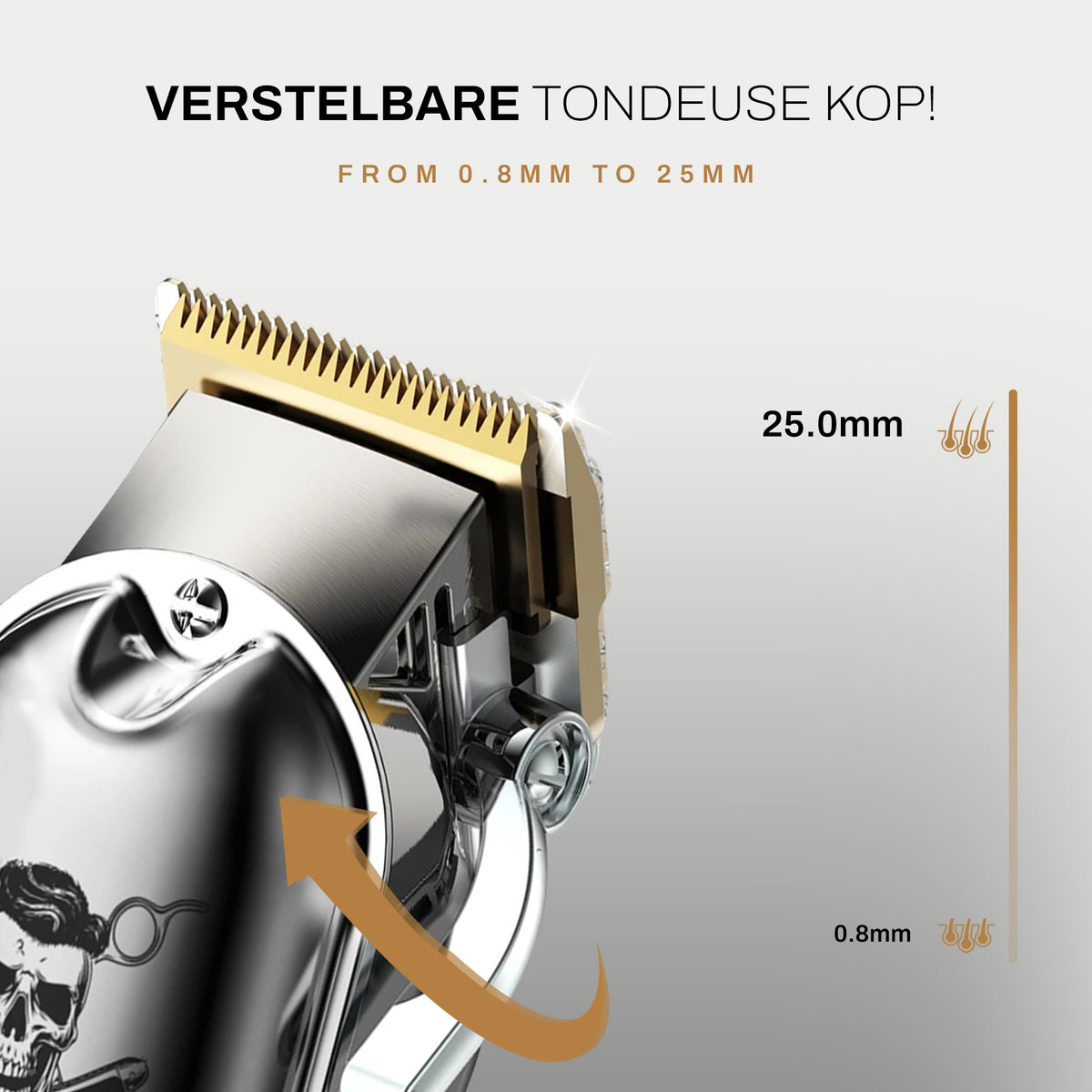 Sansbeauté® Professionele Tondeuse | PRO (10 kammen)