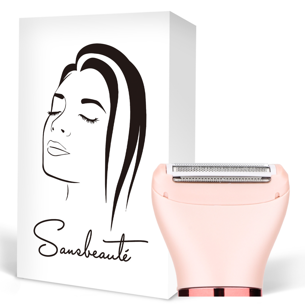 Sansbeauté® 2-in-1-Scherkopf – Ganzkörper-Scherkopf – Pink